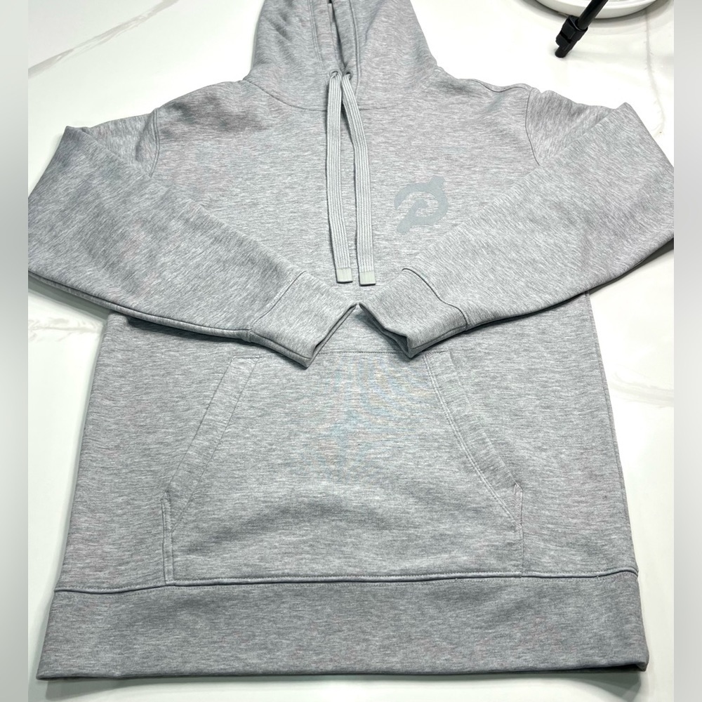 Athleta Hoodie Pullover Gray Graphic Women’s Small